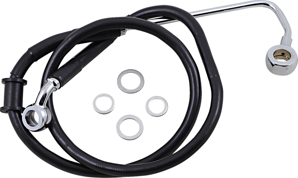 Drag Specialties Extended Length Stainless Steel Brake Line