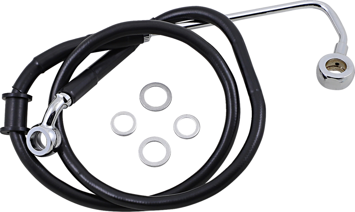Drag Specialties Extended Length Stainless Steel Brake Line