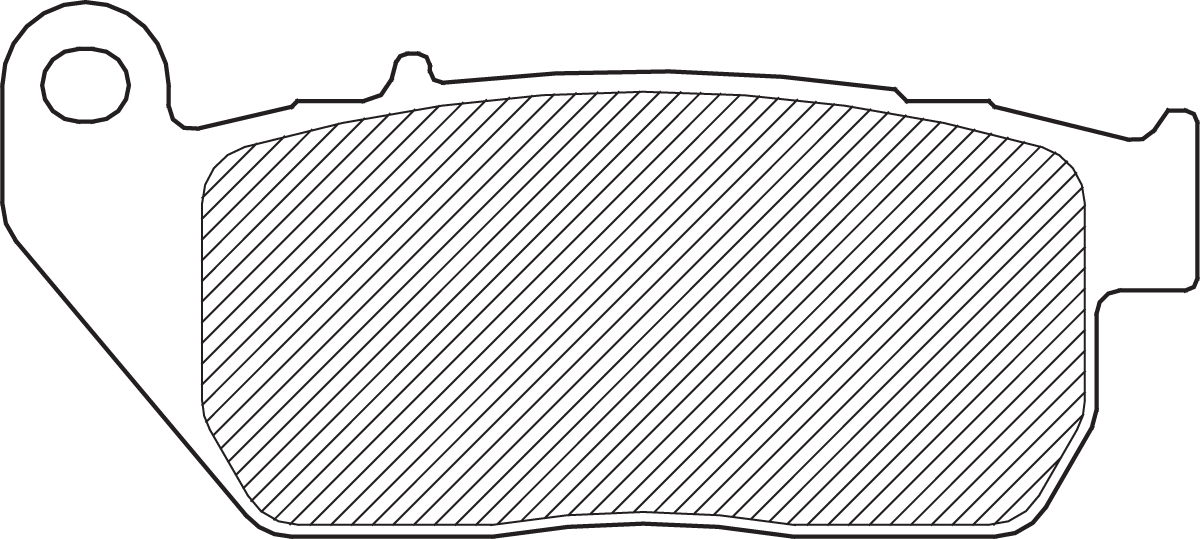 Drag Specialties Semi-Metallic Brake Pads