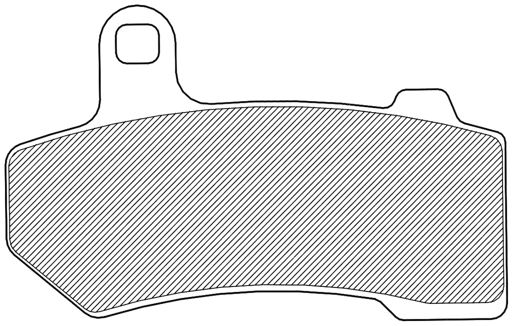 Drag Specialties Semi-Metallic Brake Pads