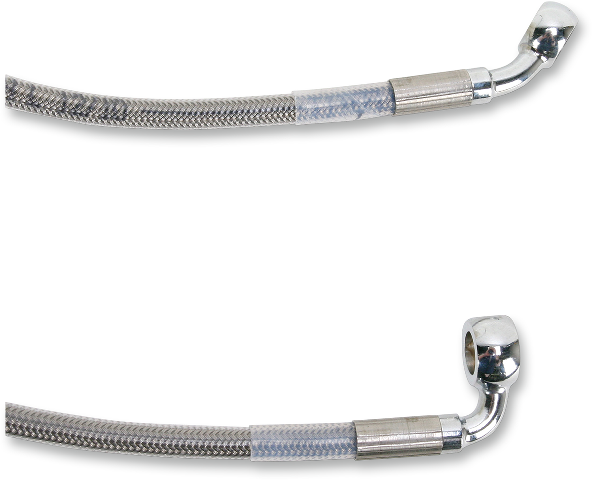 Drag Specialties Extended Length Stainless Steel Brake Line Kit