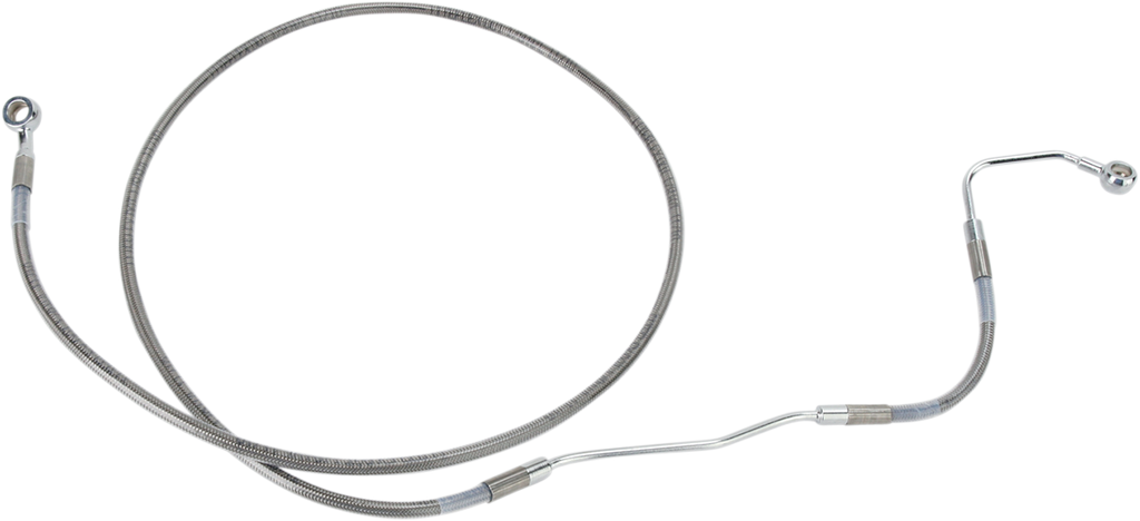 Drag Specialties Extended Length Stainless Steel Brake Line Kit
