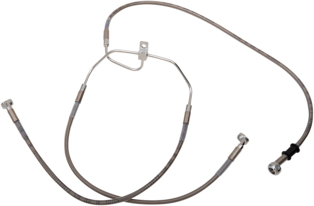 Drag Specialties Extended Length Stainless Steel Brake Line Kit