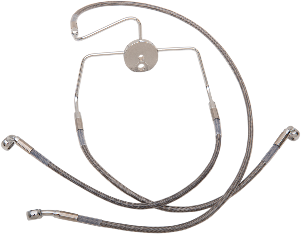 Drag Specialties Extended Length Stainless Steel Brake Line Kit