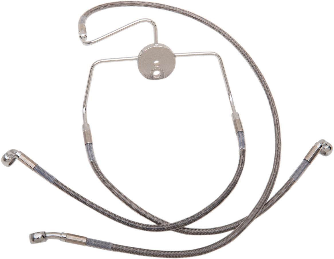 Drag Specialties Extended Length Stainless Steel Brake Line Kit