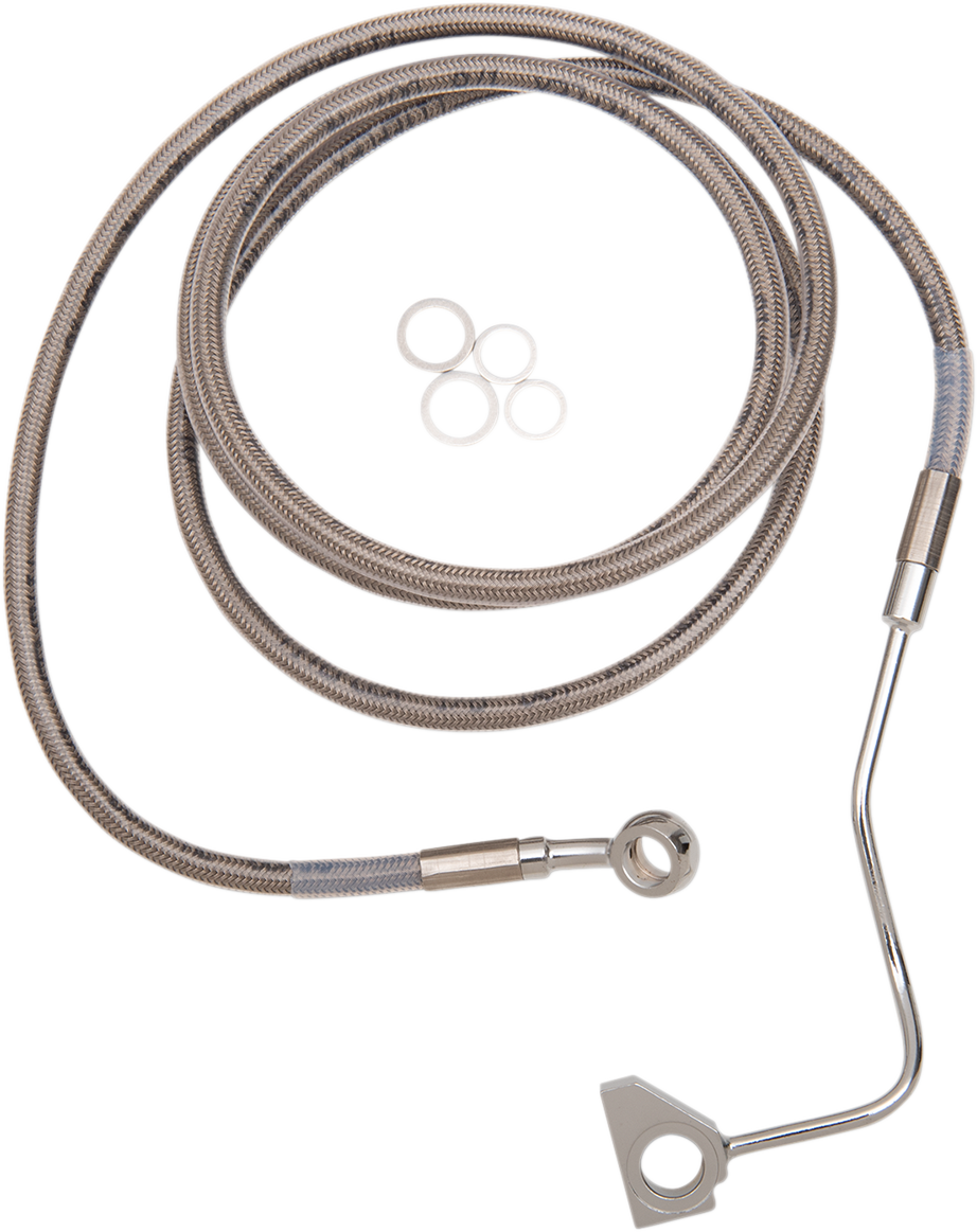 Drag Specialties Extended Length Stainless Steel Brake Line Kit