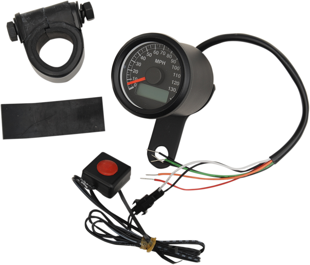 Programmable Mini Electronic Speedometer with Odometer/Tripmeter