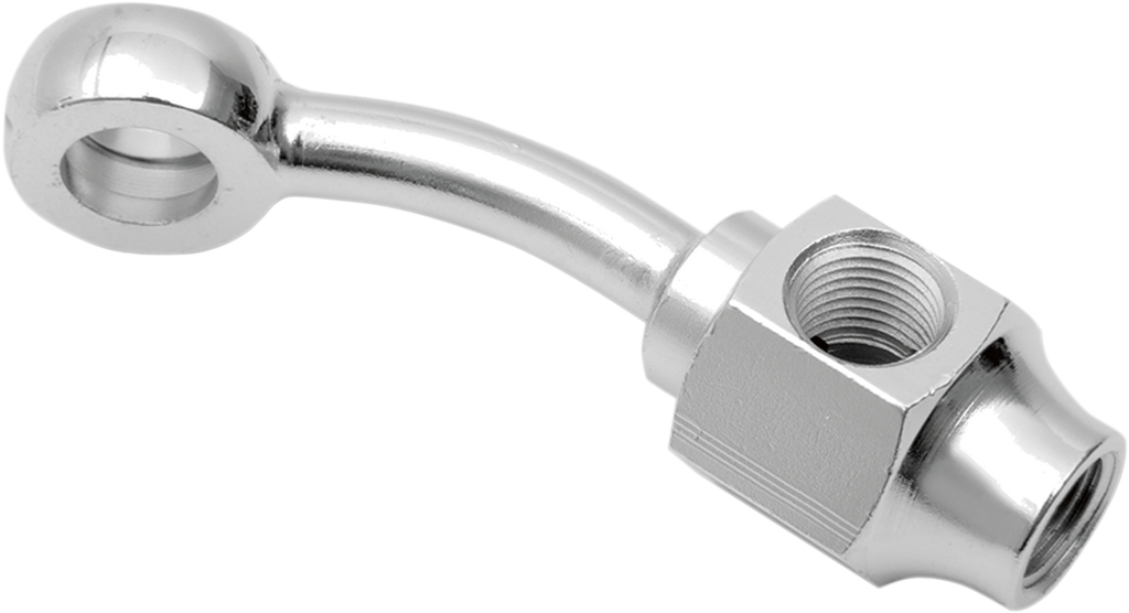 Drag Specialties Chrome Steel Banjo Fitting