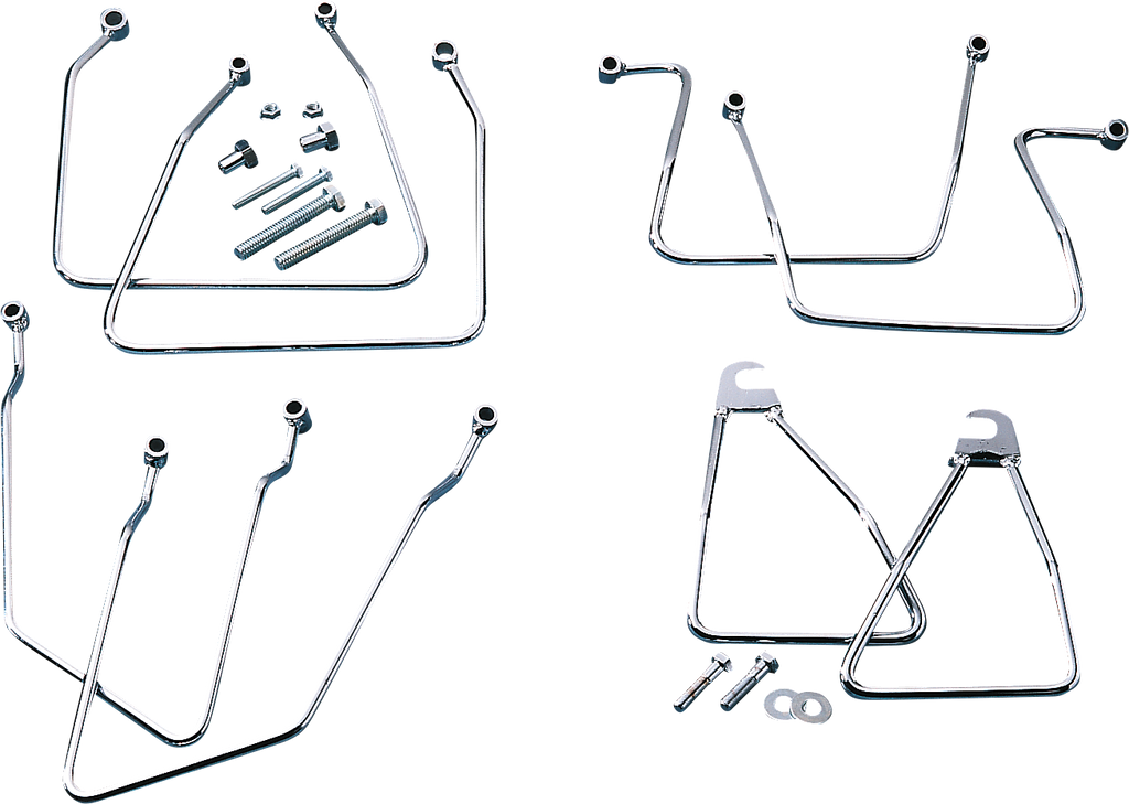 Chrome Saddlebag Support Brackets