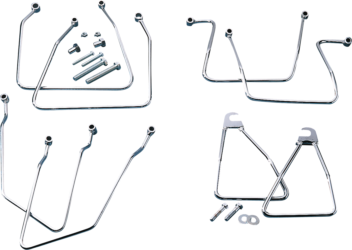 Chrome Saddlebag Support Brackets