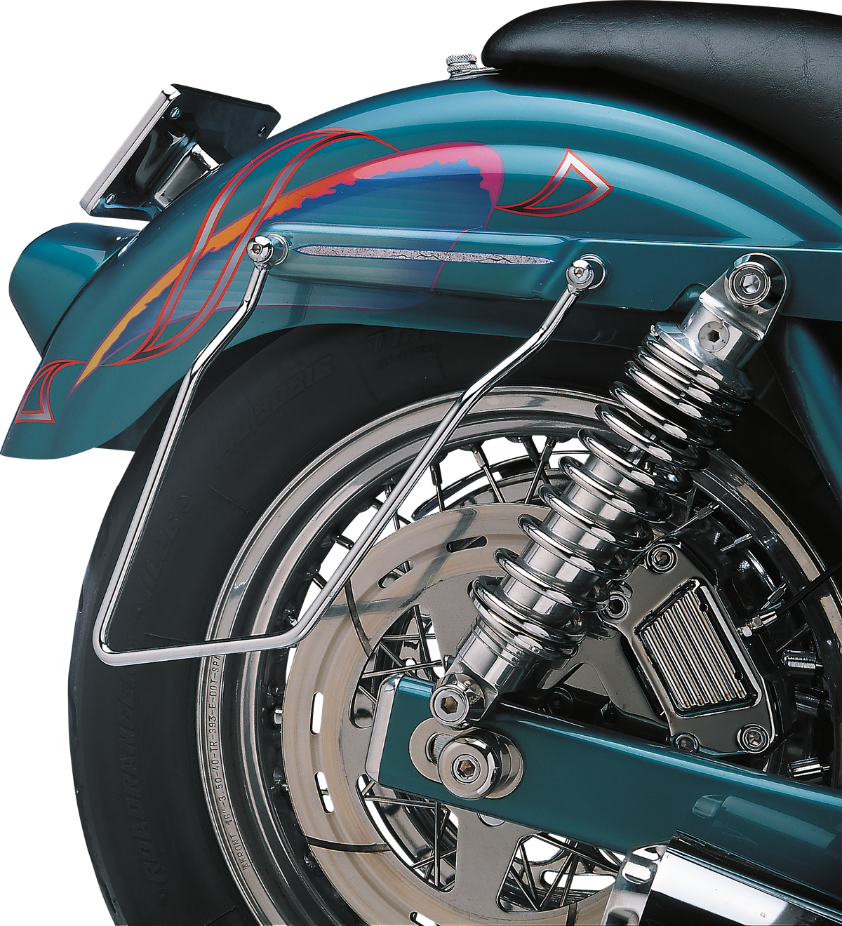 Chrome Saddlebag Support Brackets