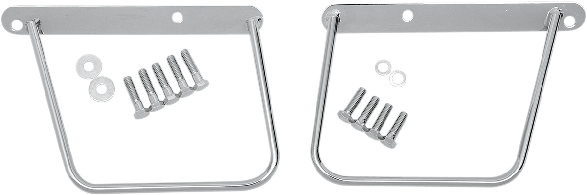Chrome Saddlebag Support Brackets