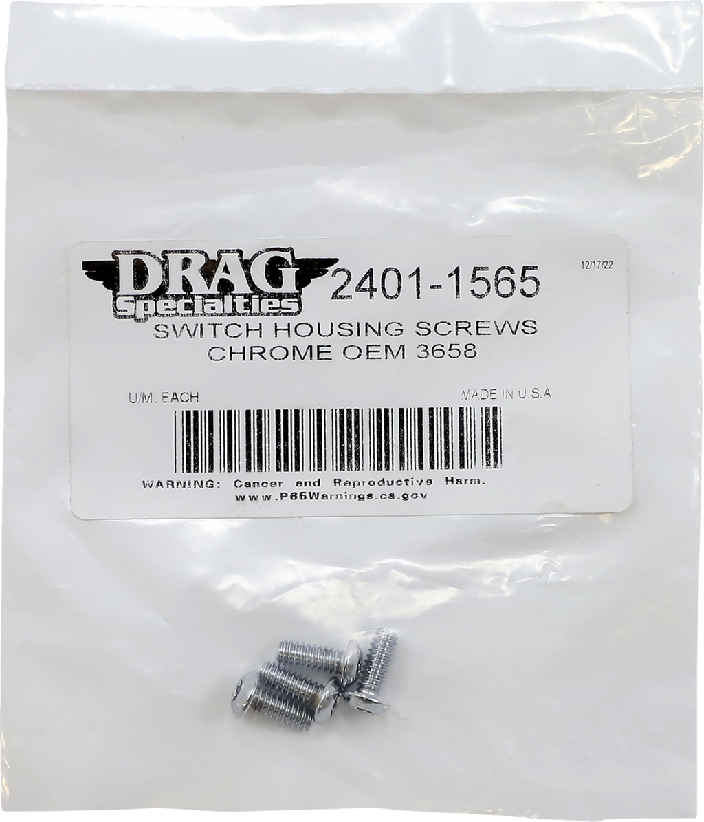 Switch Housing Screw Kit
