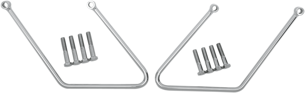 Chrome Saddlebag Support Brackets
