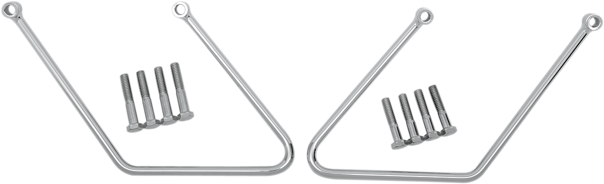 Chrome Saddlebag Support Brackets