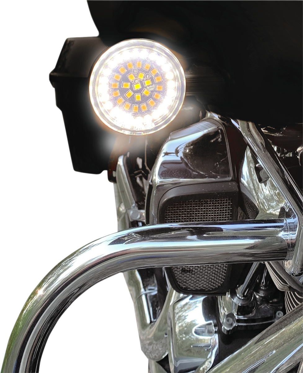 Front Dual Ring Turn Signal Inserts