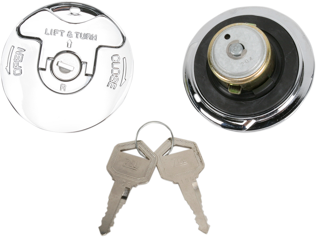 Flush-Mount Locking Gas Cap
