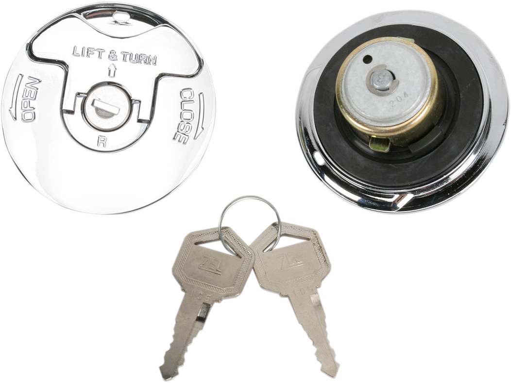 Flush-Mount Locking Gas Cap