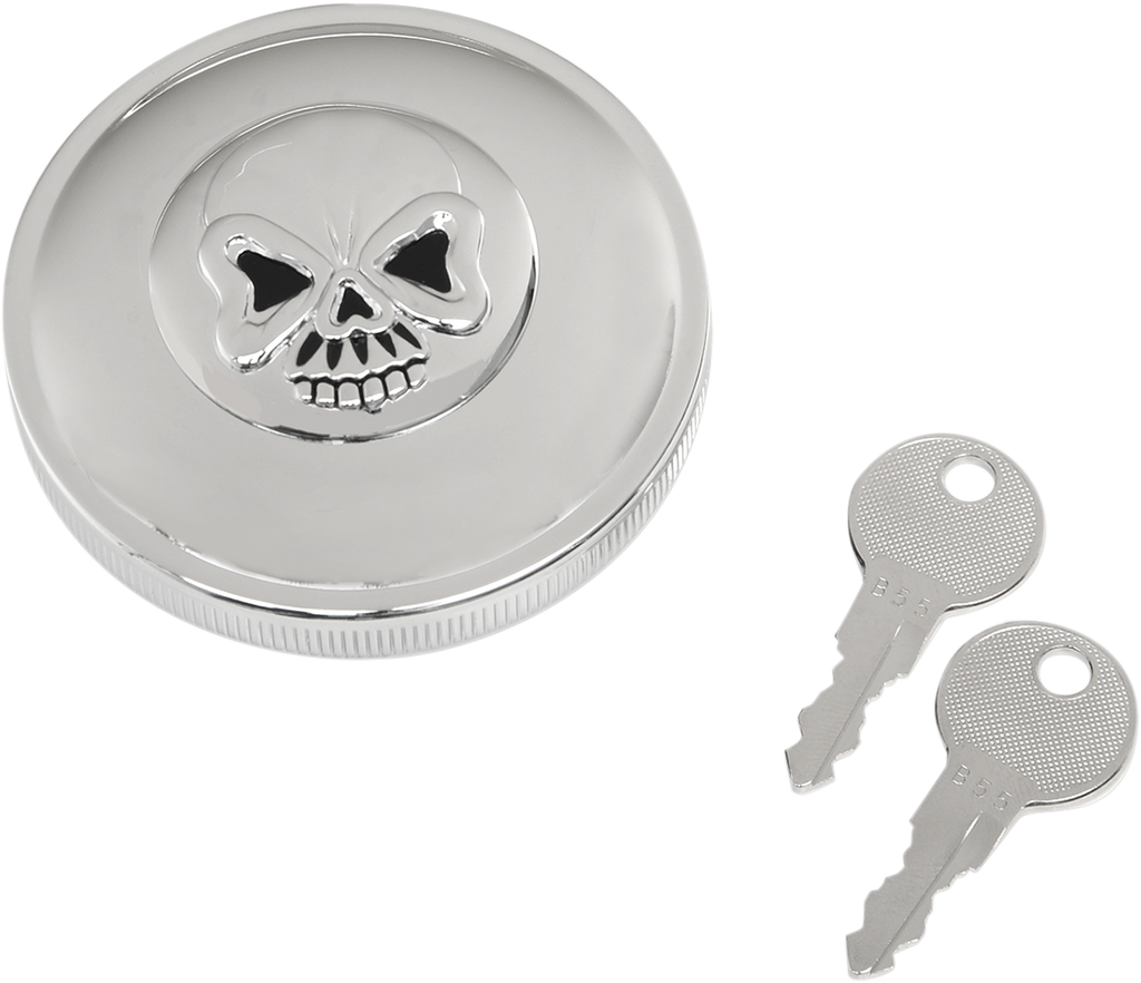 Screw-In Locking Skull Gas Cap
