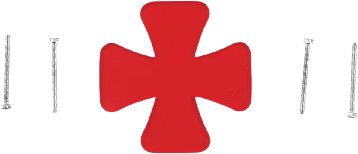 Red Replacement Lens for Mini Maltese Cross Marker Light