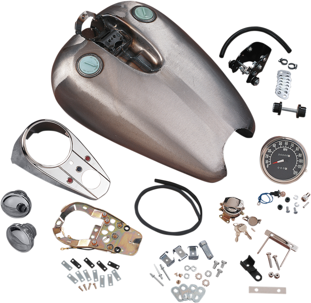 Extended Dash-Style Rubber-Mount Quickbob® Tank Kit