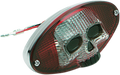 Red and Clear Skull Taillight