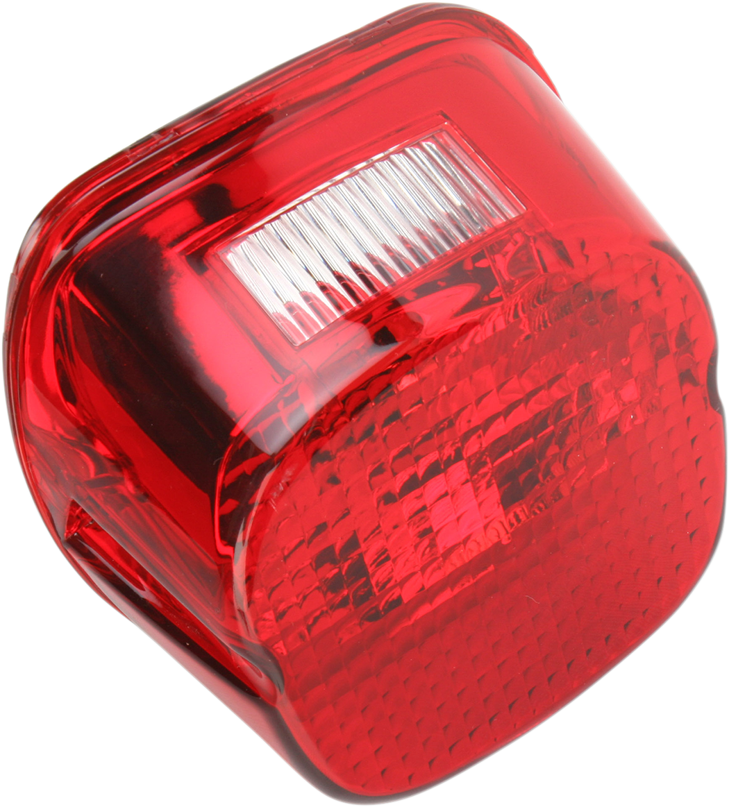 Laydown Taillight Lens with Top Tag Window