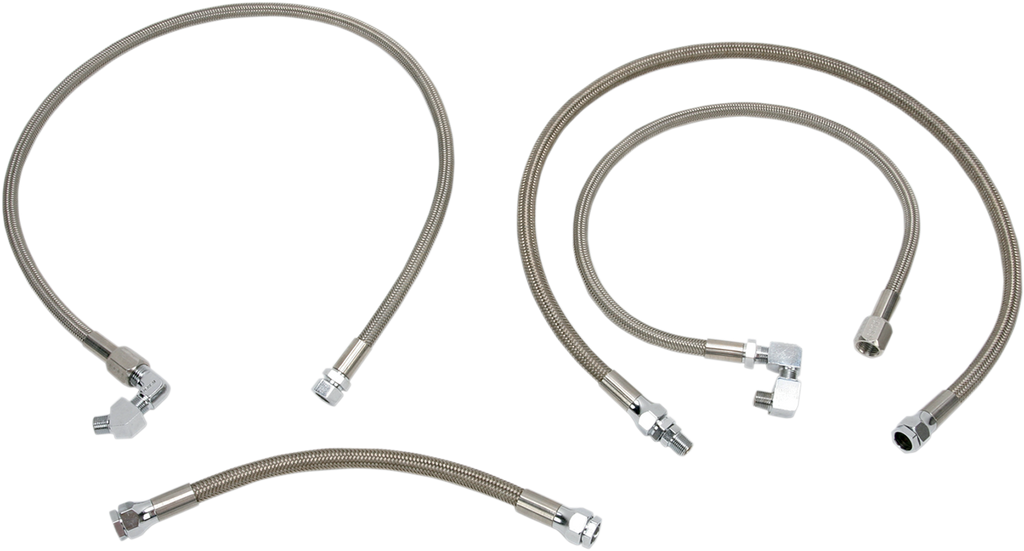 Stainless Steel Braided Oil Line Kit