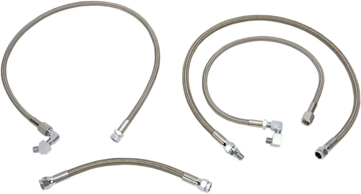Stainless Steel Braided Oil Line Kit