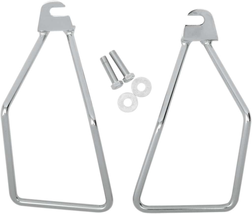 Chrome Saddlebag Support Brackets
