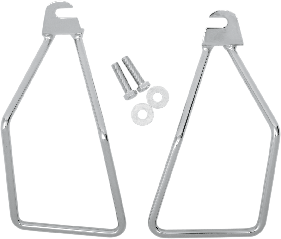 Chrome Saddlebag Support Brackets