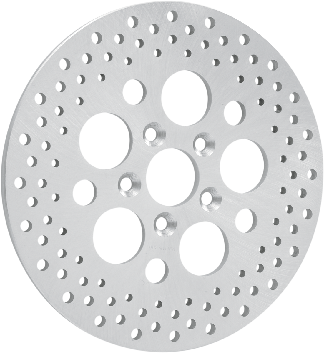 Polished Stainless Steel Drilled Brake Rotor