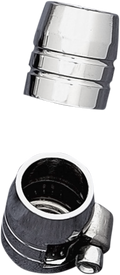 Grooved Chrome Hose Ends with Clamp