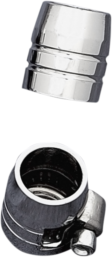 Grooved Chrome Hose Ends with Clamp
