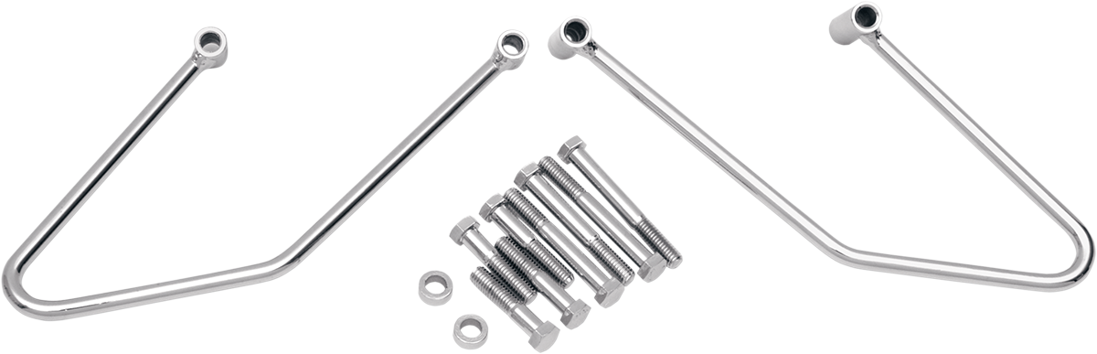 Chrome Saddlebag Support Brackets