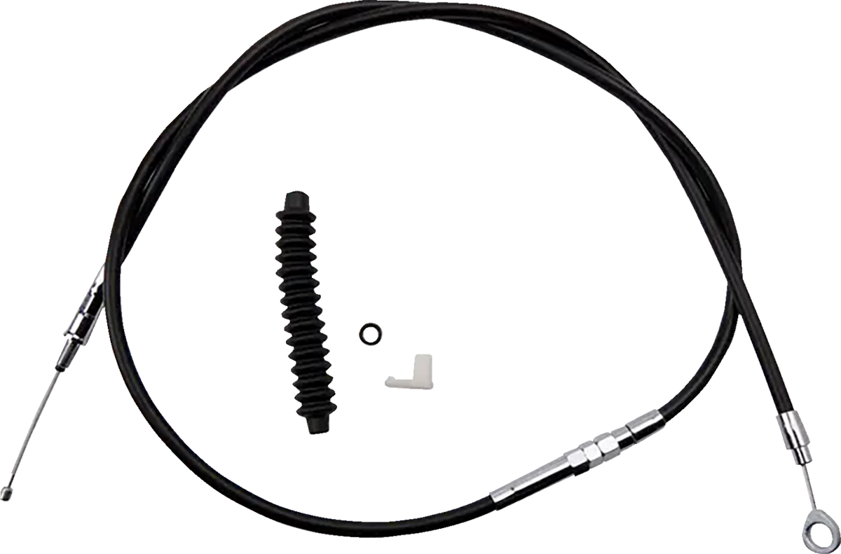 High-Efficiency Black Vinyl Clutch Cable