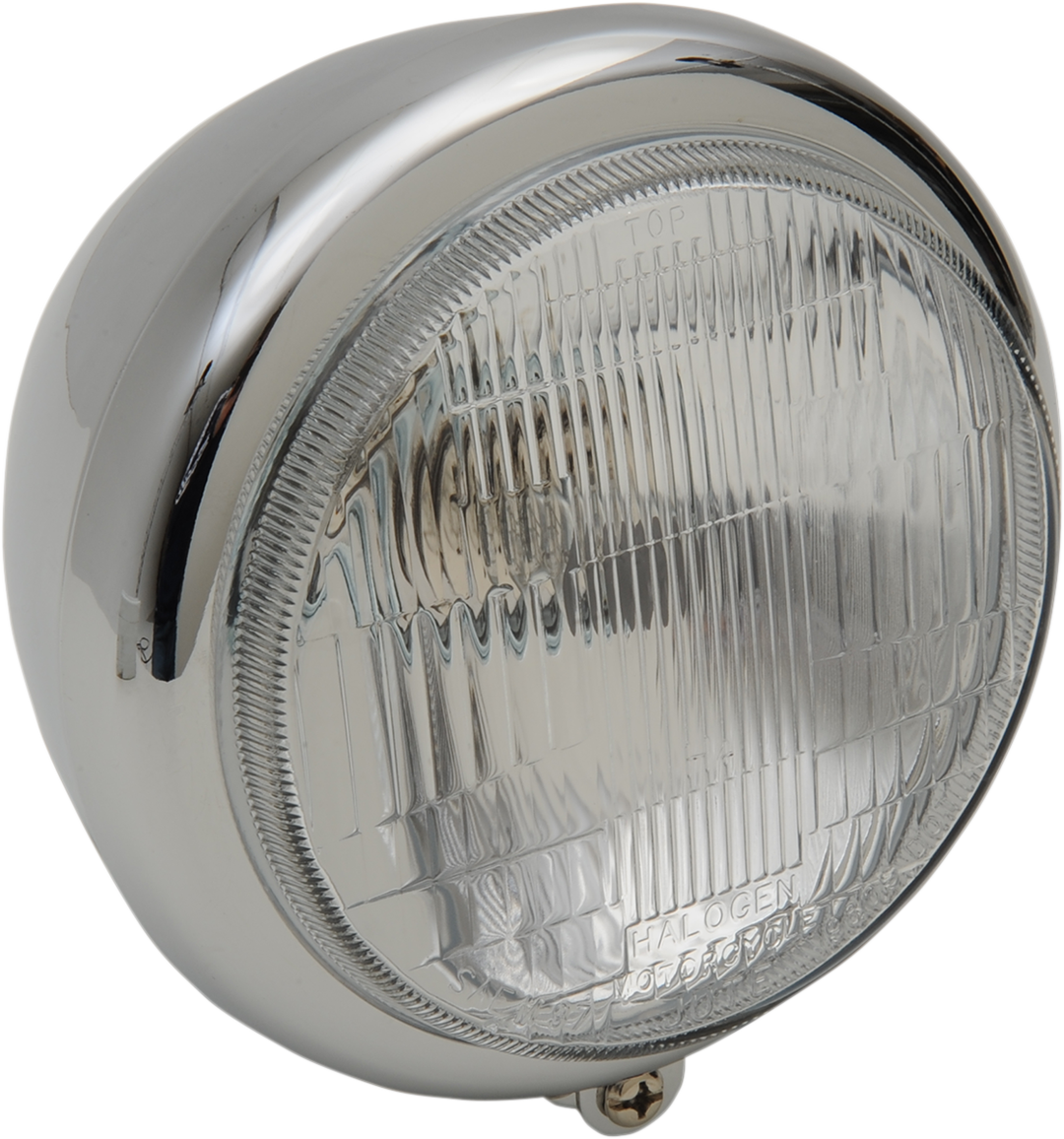 Chrome Custom Springer-Style Headlight Assemblies