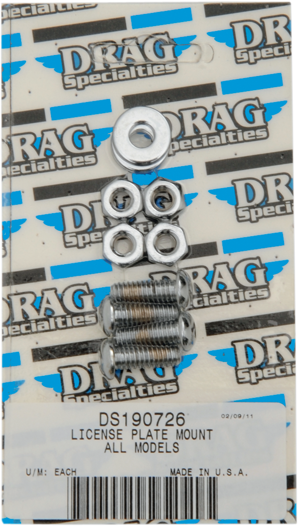 License Plate Mount Bolt Set