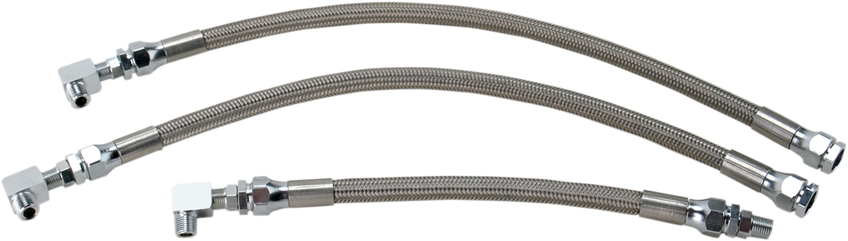 Stainless Steel Braided Oil Line Kit