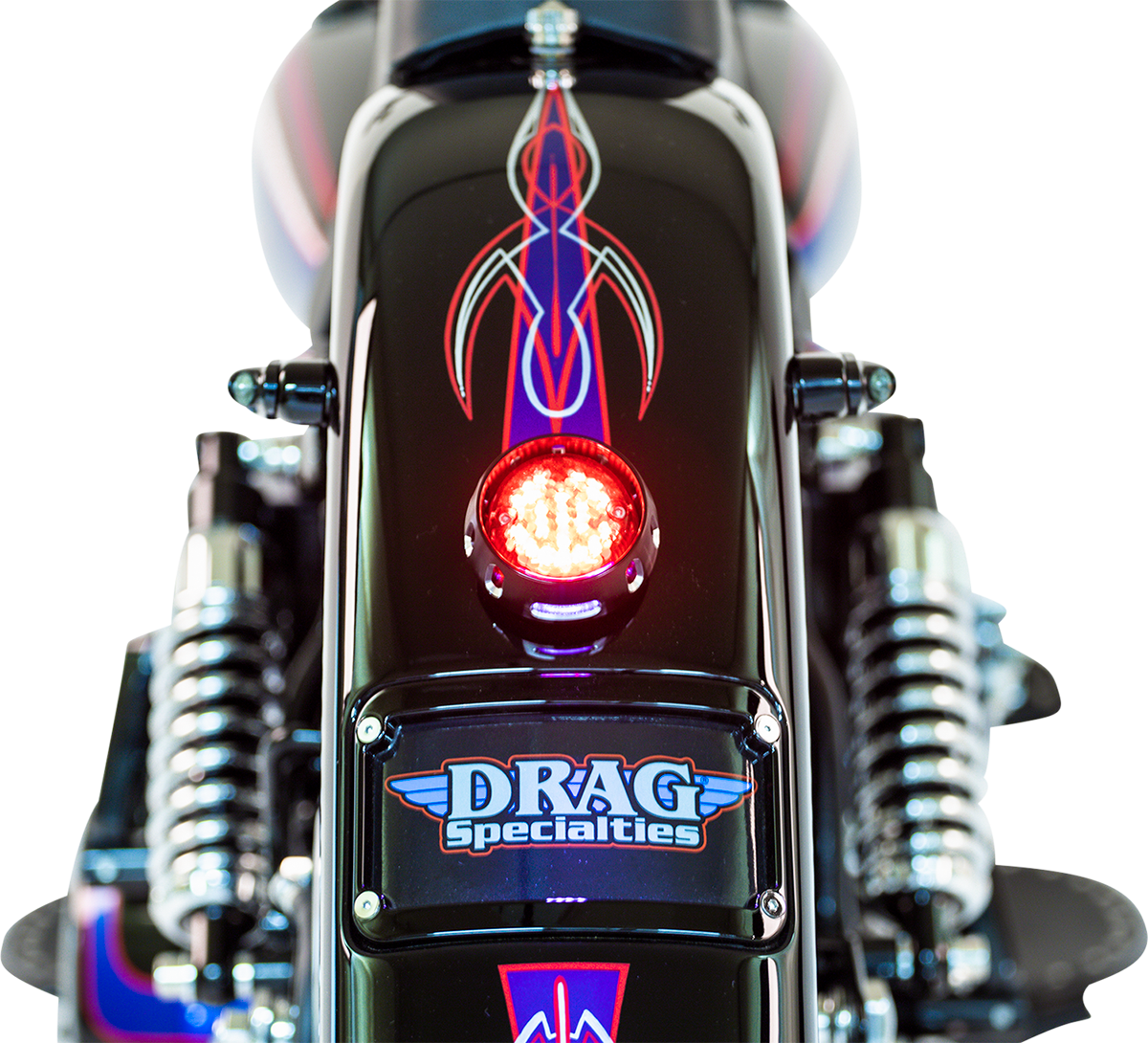 Custom Bobber Led Taillight and License Plate Mount