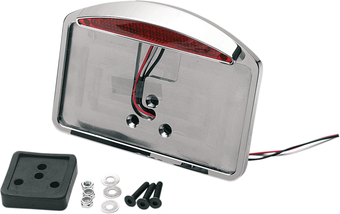 LED Half-Moon Taillight/License Plate Mount