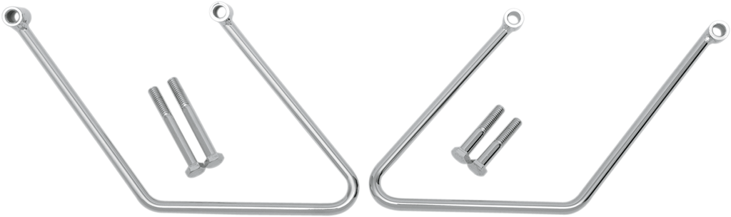 Chrome Saddlebag Support Brackets