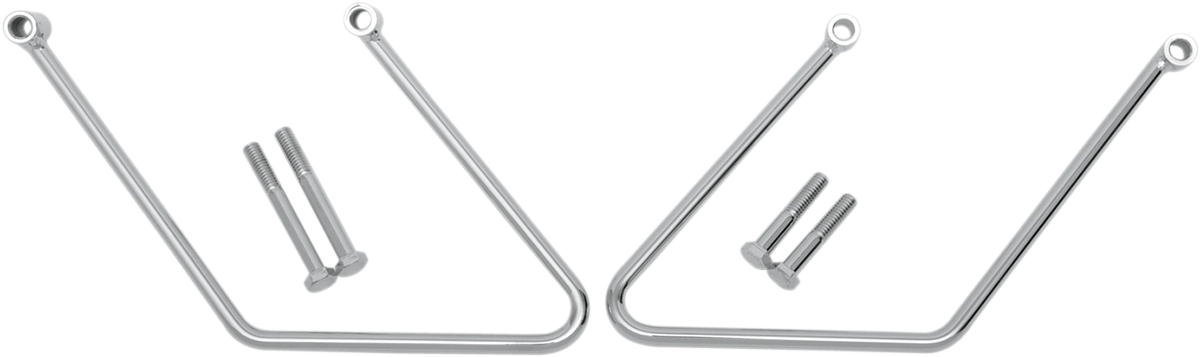 Chrome Saddlebag Support Brackets