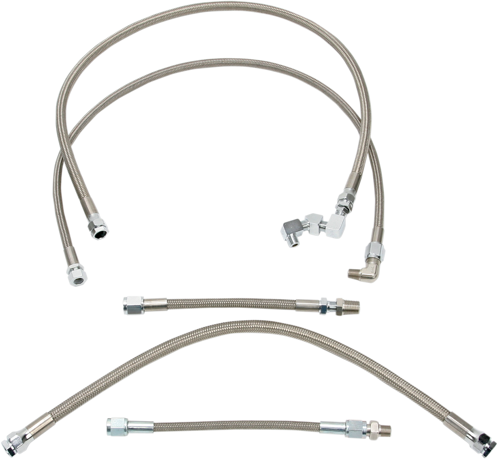 Stainless Steel Braided Oil Line Kit