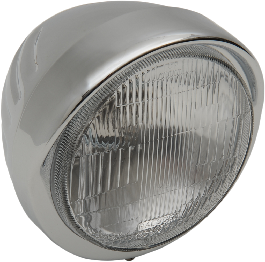 Chrome Custom Springer-Style Headlight Assemblies