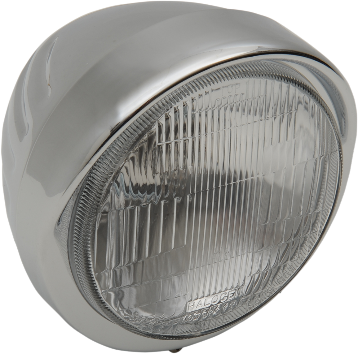 Chrome Custom Springer-Style Headlight Assemblies