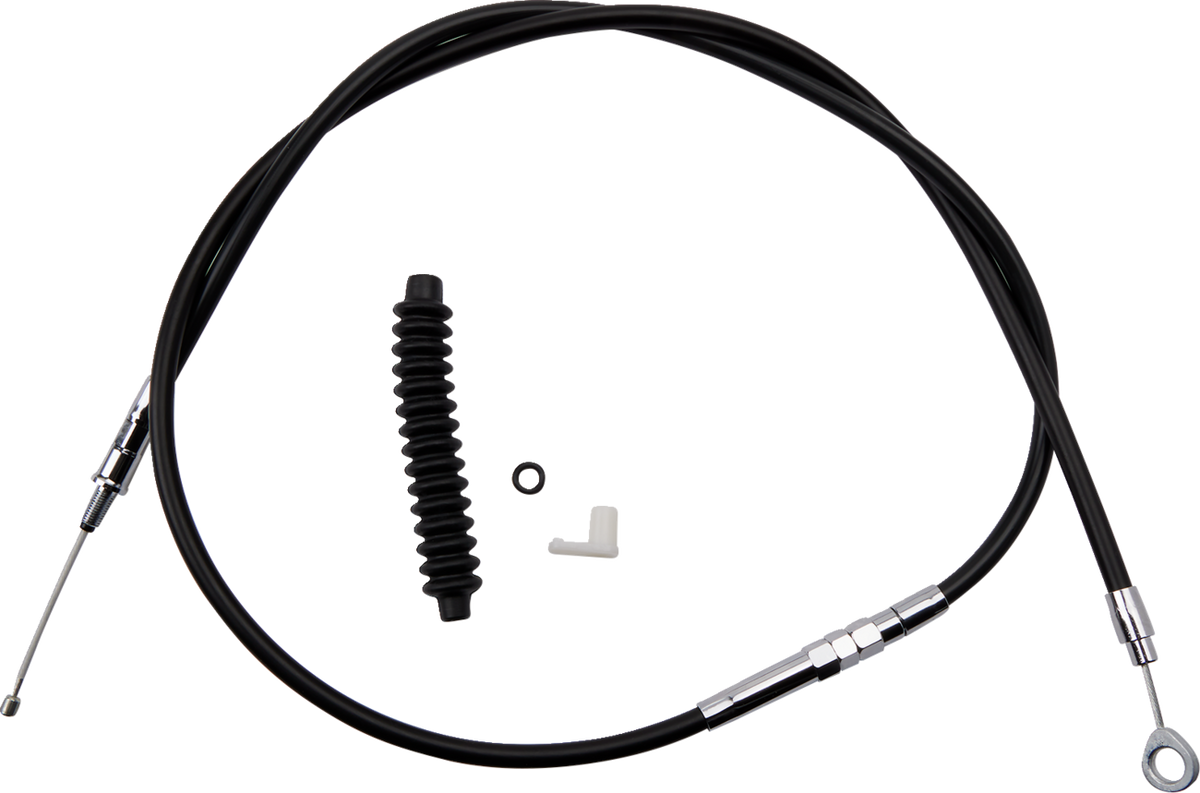 High-Efficiency Black Vinyl Clutch Cable