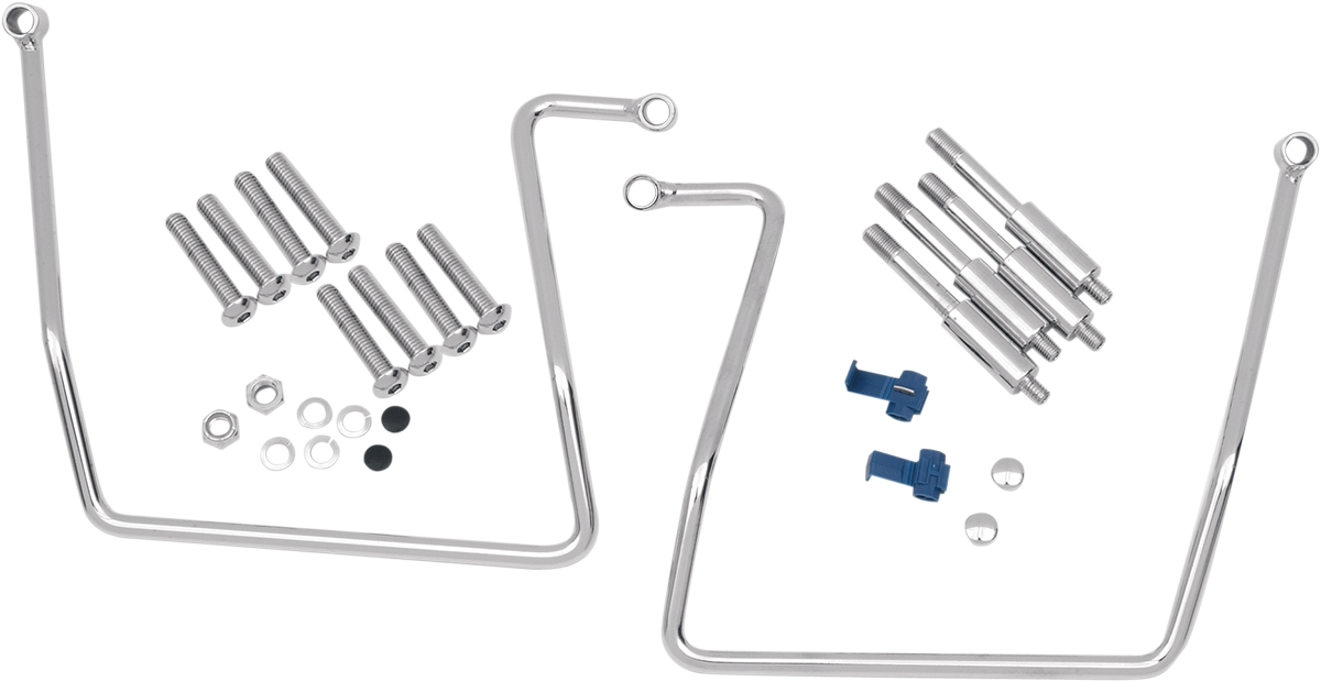 Chrome Saddlebag Support Brackets