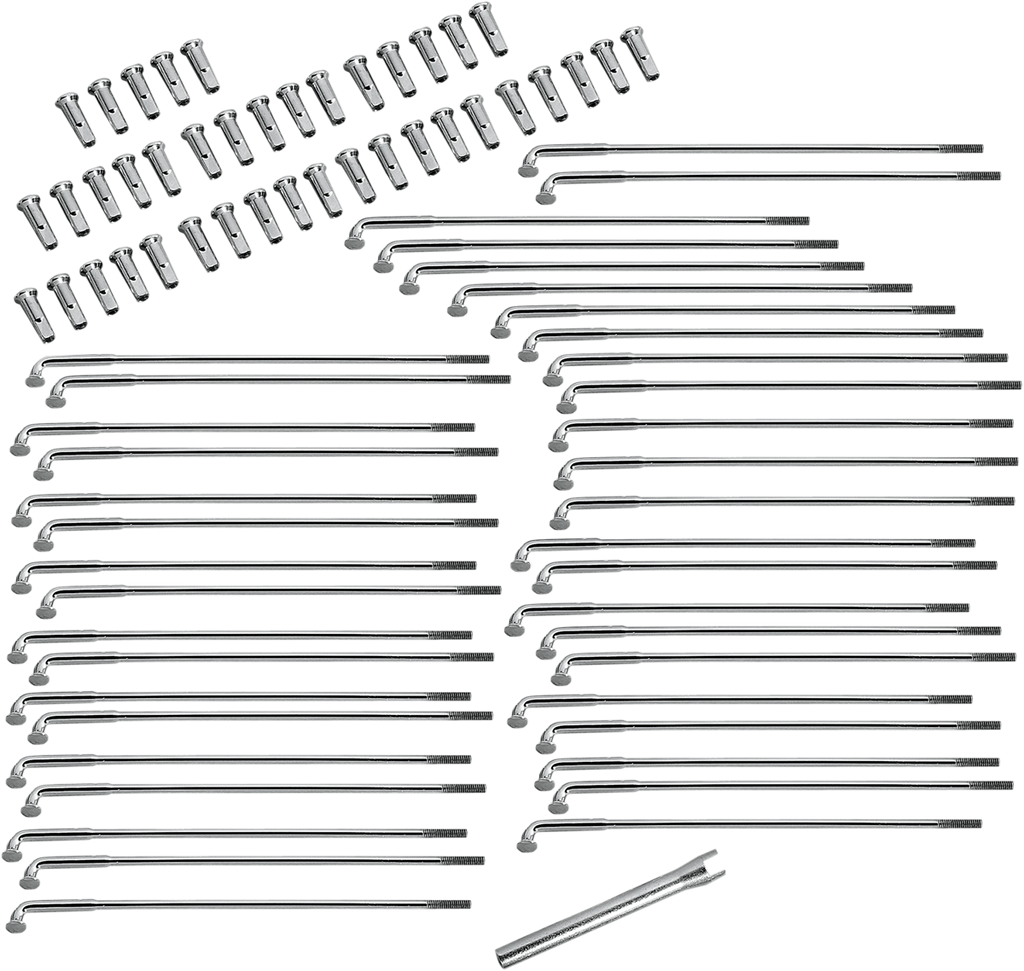 Spoke Set for Spun Steel and Excel Aluminum Rim