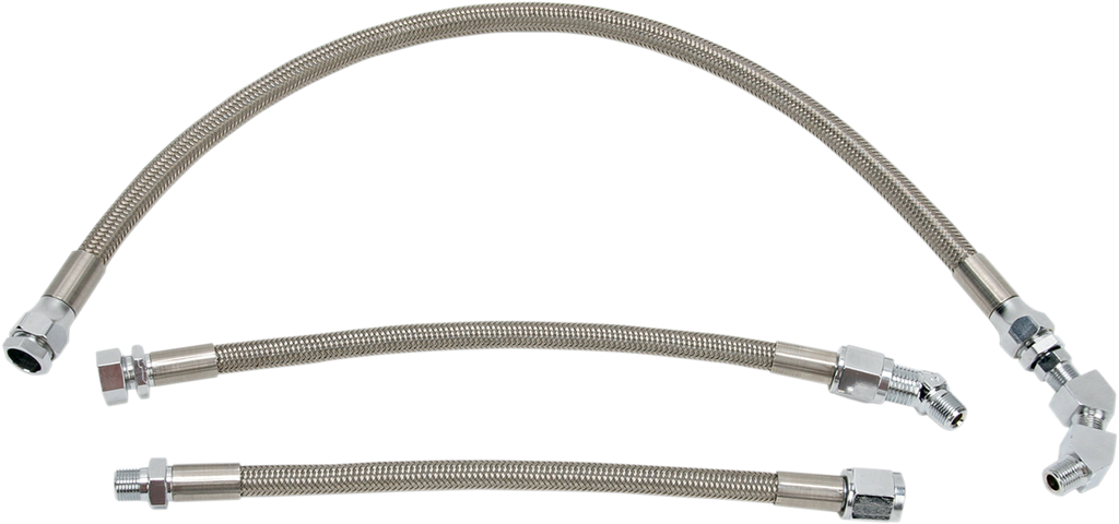 Stainless Steel Braided Oil Line Kit